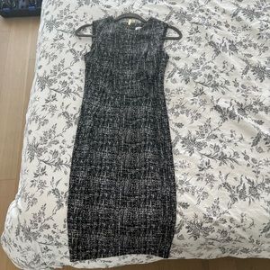 Calvin Klein Jacquard Sheath Dresss